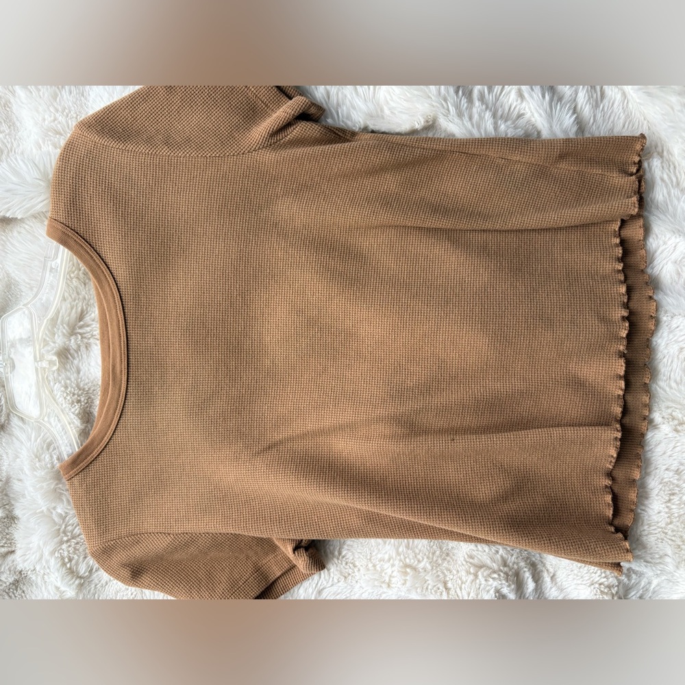 womens large old navy tan top